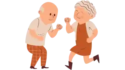 Envejecimiento activo: actividad física, bienestar emocional y buena alimentación.