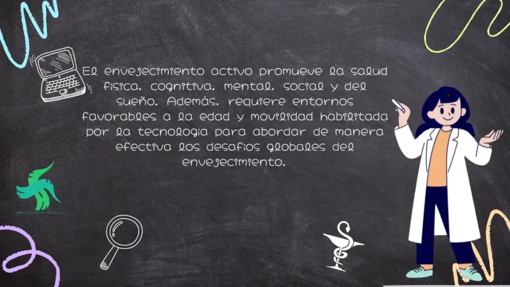 Envejecimiento activo: actividad física, bienestar emocional y buena alimentación.