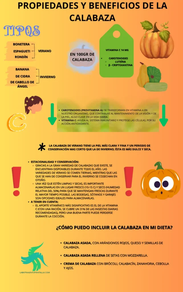 Propiedades y beneficios de la CALABAZA, recetas, como comerlas