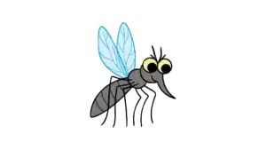 Mosquito sobre la piel humana, transmisor de enfermedades como dengue, malaria, chikungunya, fiebre amarilla y virus del Nilo Occidental.