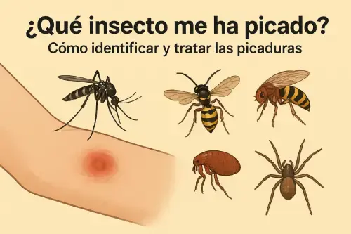 TIPOS DE PICADURAS QUE PUEDES RECIBIR. CADA INSECTO TIENE SU PICADURA, PICADURA MORDIDA, PICADURA POC AGUIJÓN, PICADURA POR PINCHO. CUIDAR Y TRATAR LAS PICADURAS, IDENTIFICAR LAS PICADURAS